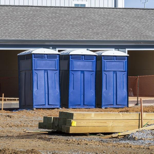Heavy-duty construction site porta potty in Hastings, Nebraska